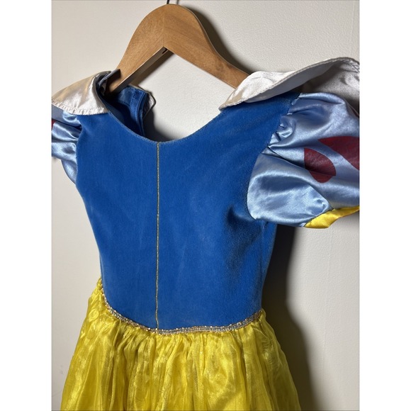 Snow White Disney Costume Toddler Dress With Velour Top, 3T - Picture 2 of 9